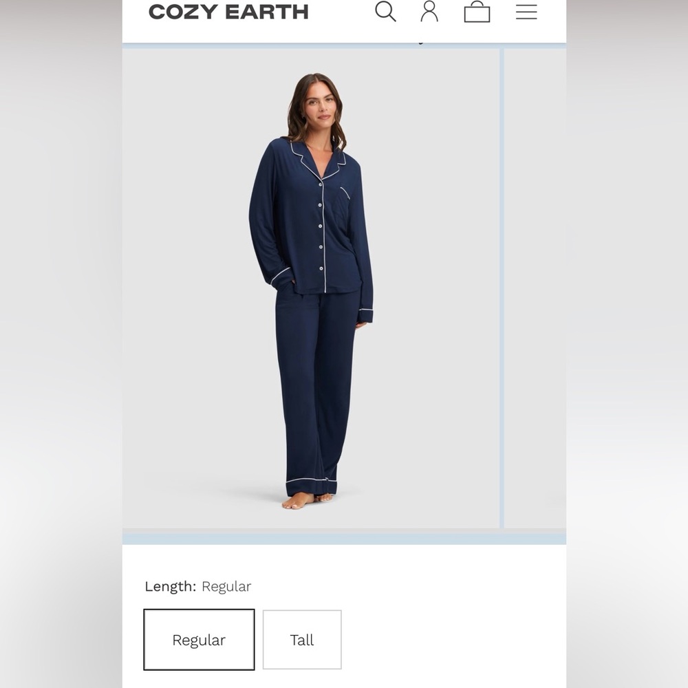 Navy cozy earth Pajama Set